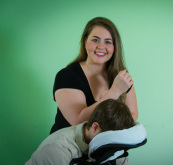 San Antonio Chair Massage Therapist Picture